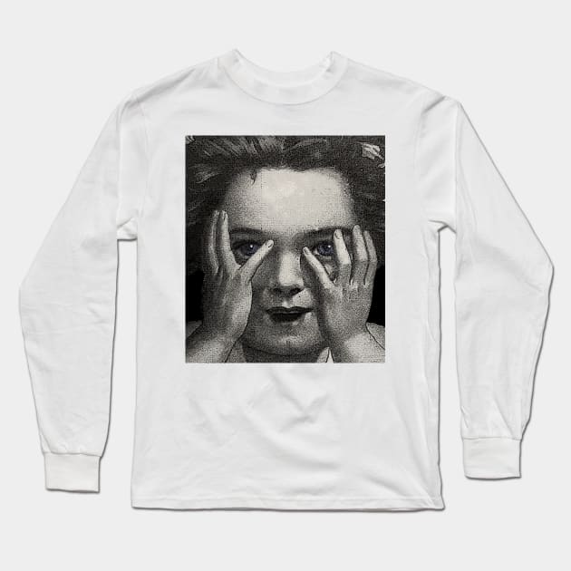 By the light of your eyes: I see myself! Long Sleeve T-Shirt by Marccelus